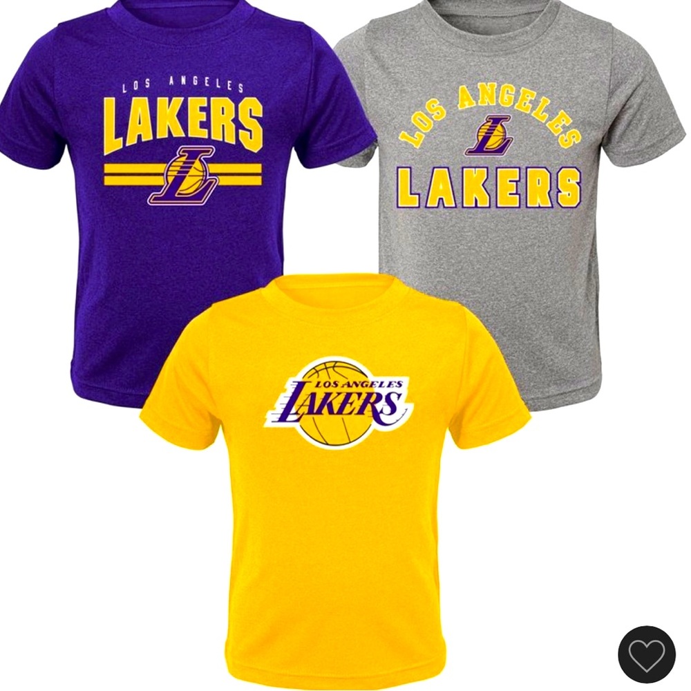 NBA Los Angeles Lakers Toddler Boys 3pk T-shirts